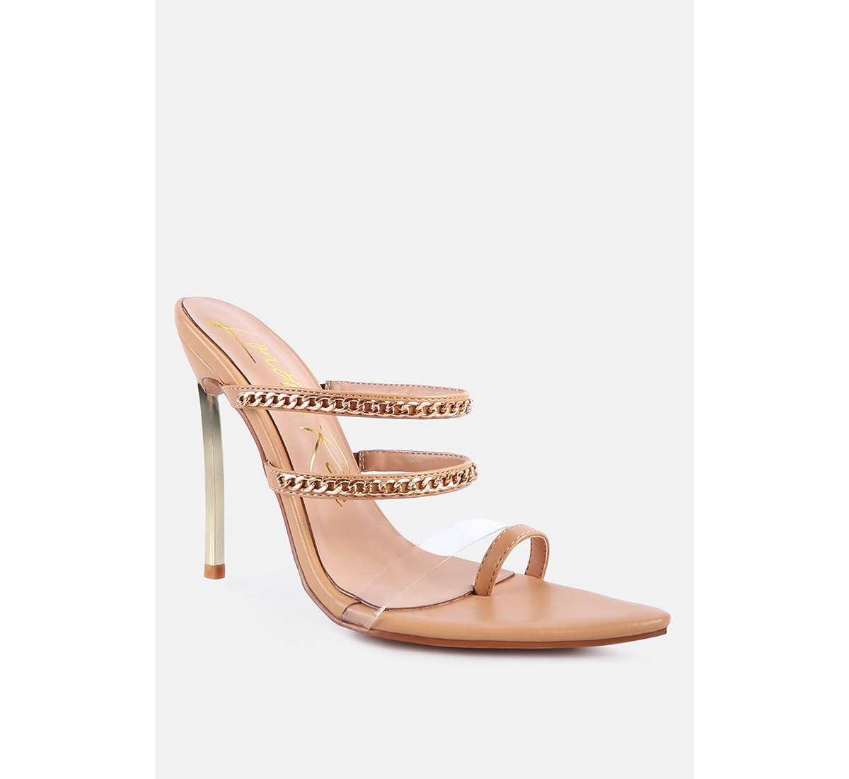 Women's Tickle Me Toe Ring Stiletto Sandals