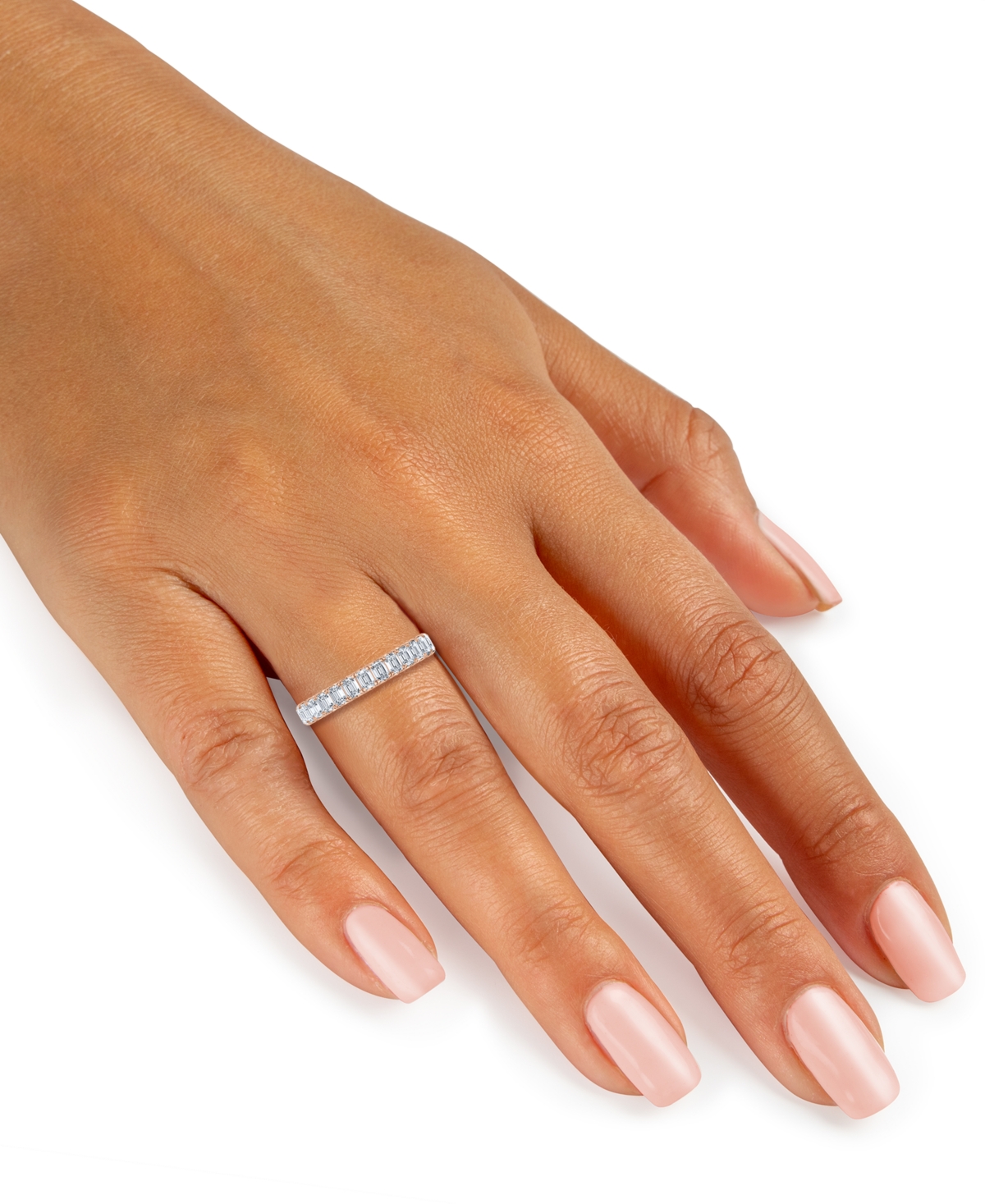 Diamond Emerald-Cut Eternity Band (2 ct. t.w.) in 14k Gold (Also in Platinum)