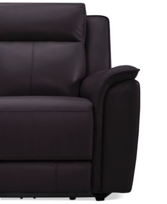 Addyson 64" 2-Pc. Leather Sofa with 2 Zero Gravity Recliners with Power Headrests, Created for Macy's