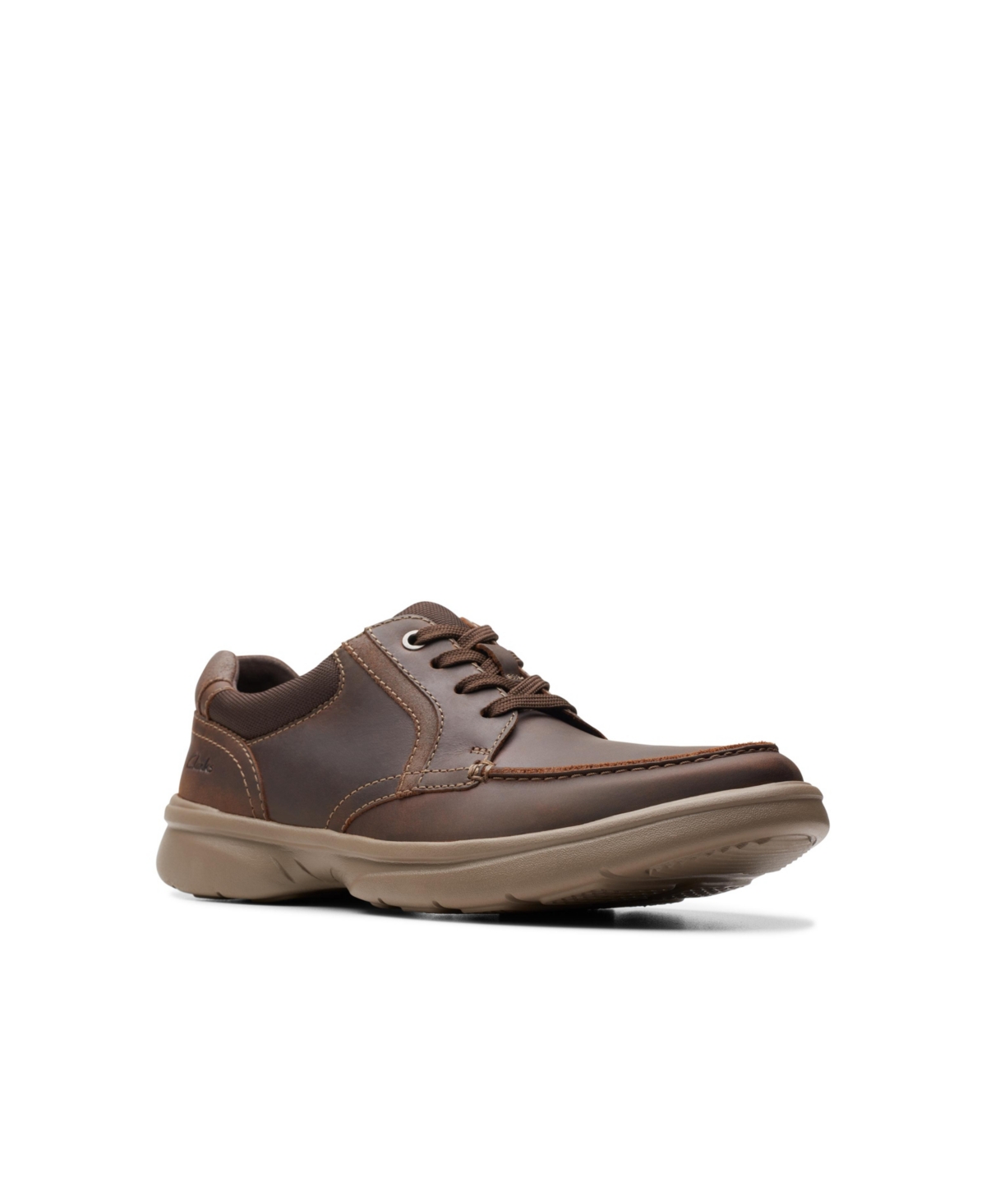 Shop Clarks Men's Collection Bradley Vibe Lace Up Shoes In Beeswax Leather