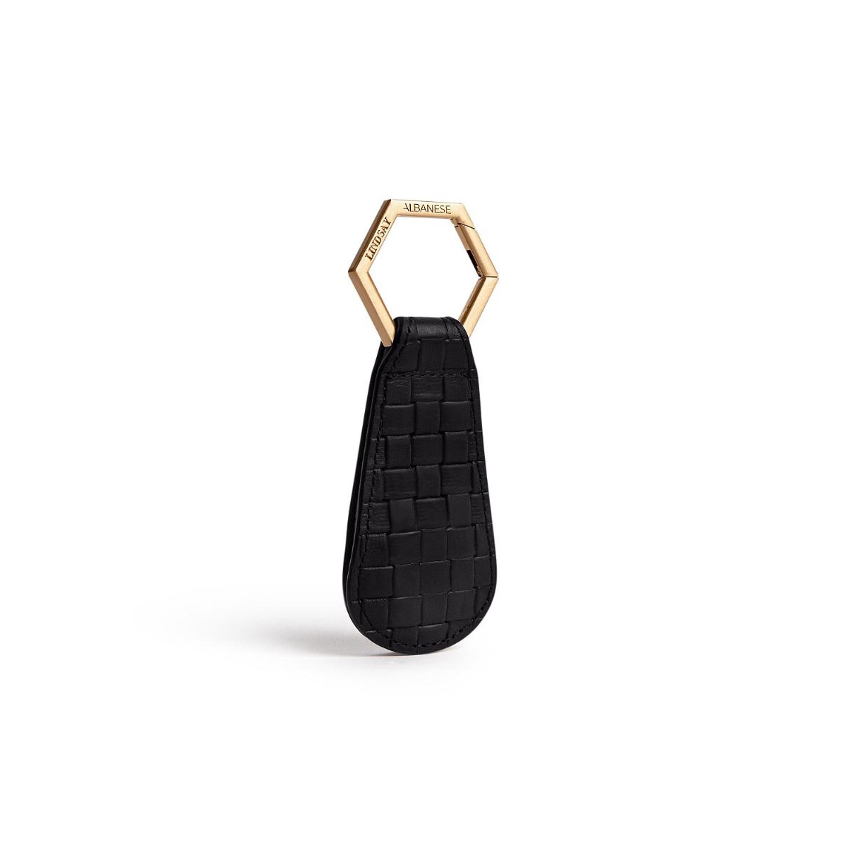 The Drop Toptote Hat Clip - Black with brushed gold hardware