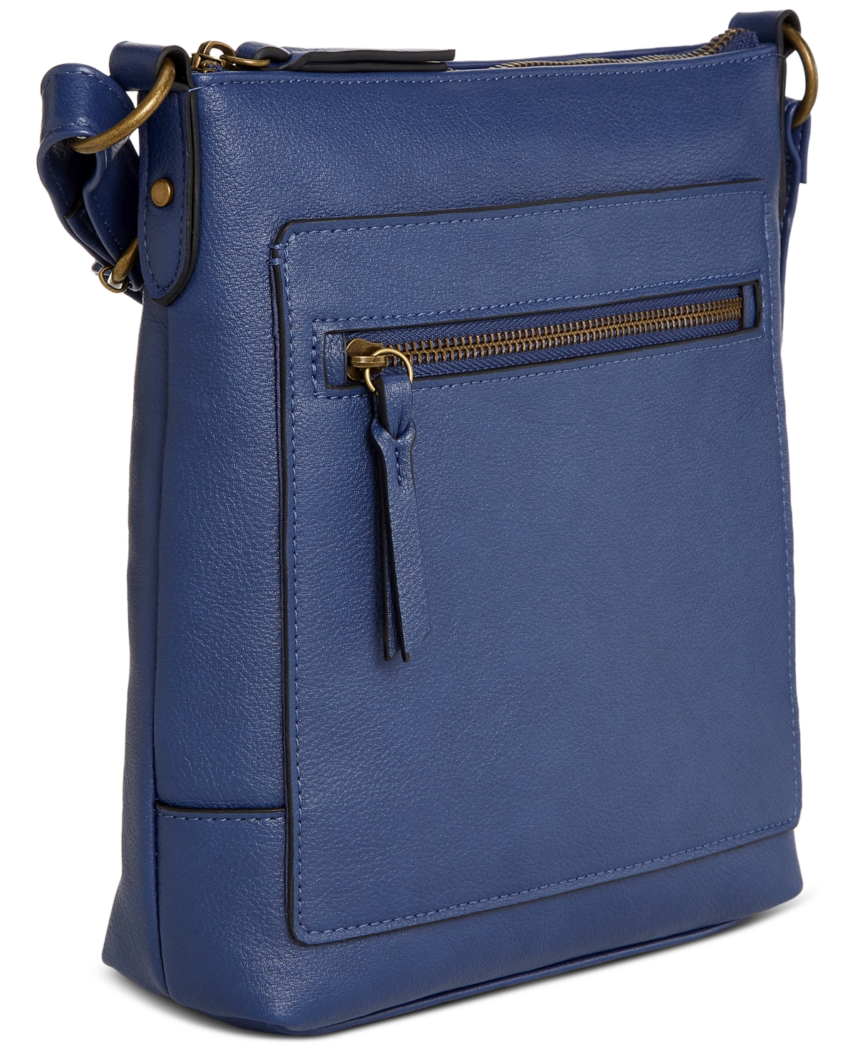 Style & Co Hudsonn North South Crossbody, Created For Macy's In Navy