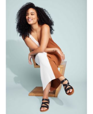 Women's Sloane Strappy Side-Buckle Flat Sandals