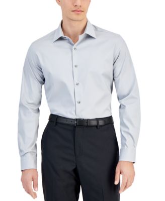 Alfani - Men's Slim-Fit Solid Dress Shirt