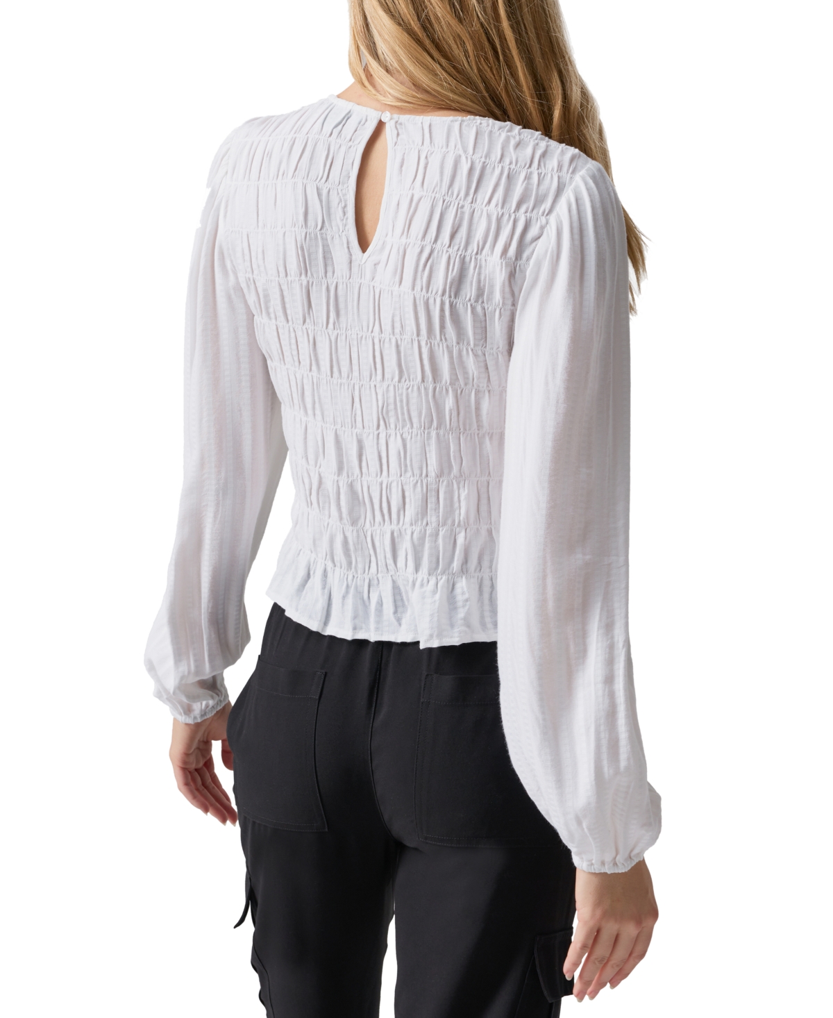 Shop Sanctuary Women's Get Together Smocked Top In White