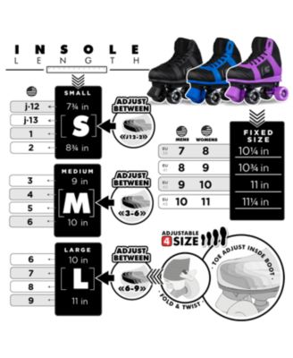 SK8 Roller Skates for Girls and Boys - Adjustable and Fixed Sizes