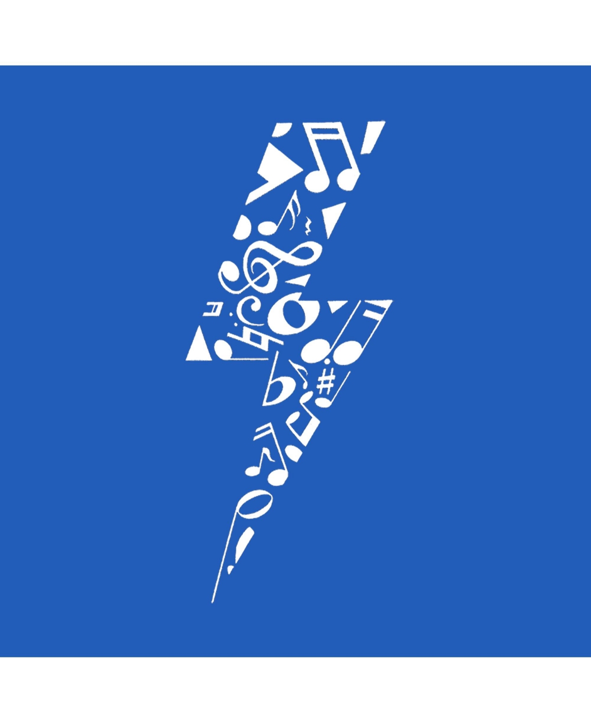 Lightning Bolt - Big Girl's Word Art Crewneck Sweatshirt