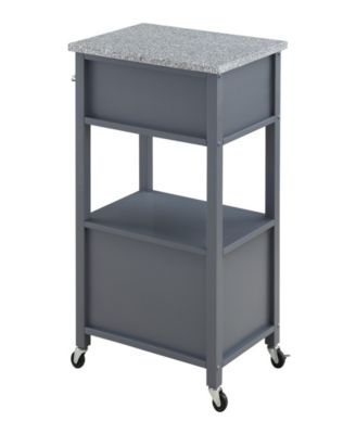 Office Star 36" Wood Fairfax Kitchen Cart
