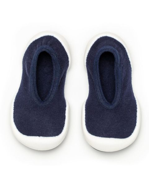 Обувь Komuello Girl First Walk Sock Shoes Flat Navy для мальчиков-малышей