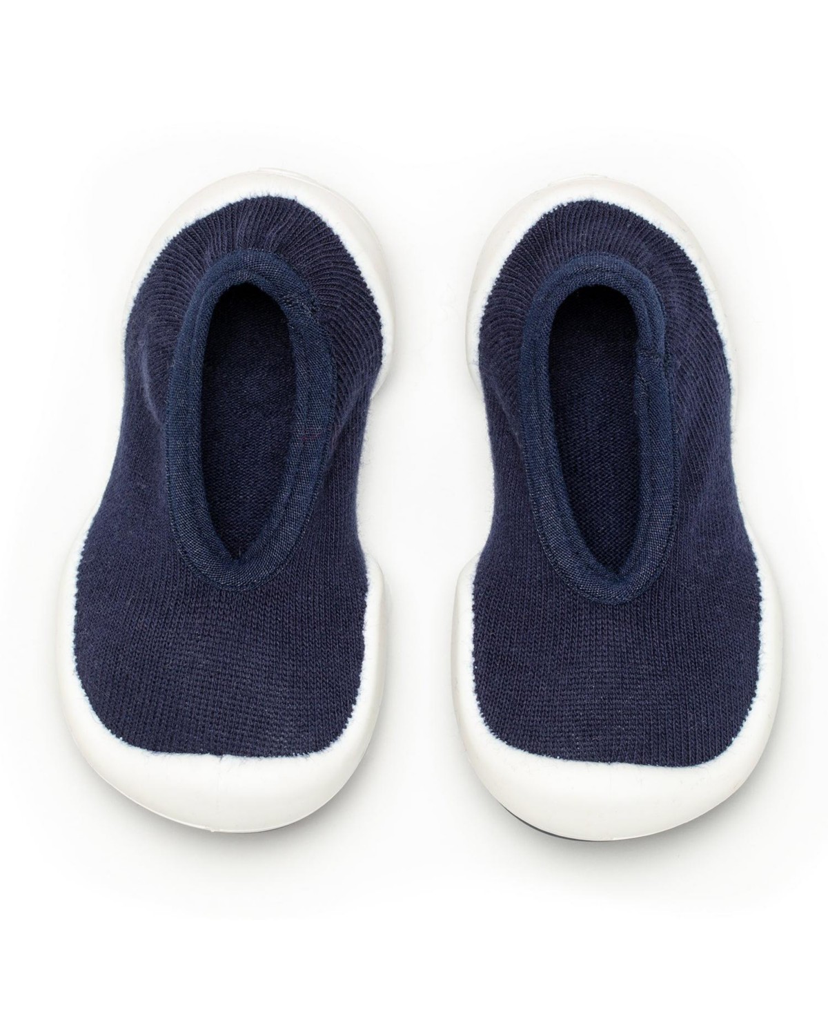 Детские Komuello Infant Boy Girl First Walk Sock Shoes Flat Navy — фото 2