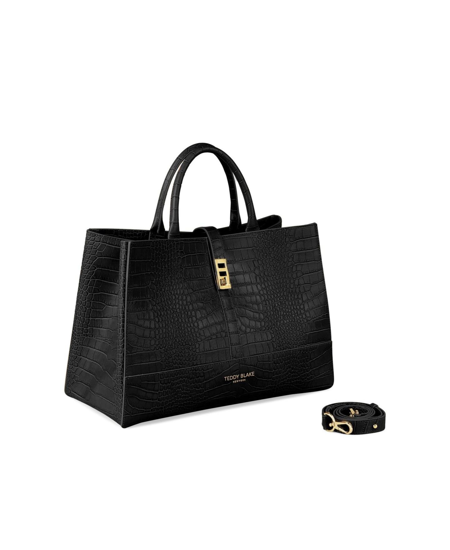 Женская сумка Teddy Blake Lola Croco 15", цвет: Чёрный — фото 3