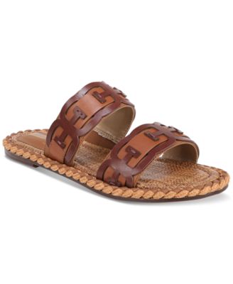 Sam Edelman - Tatum Overlay Detail Double Band Flat Sandals