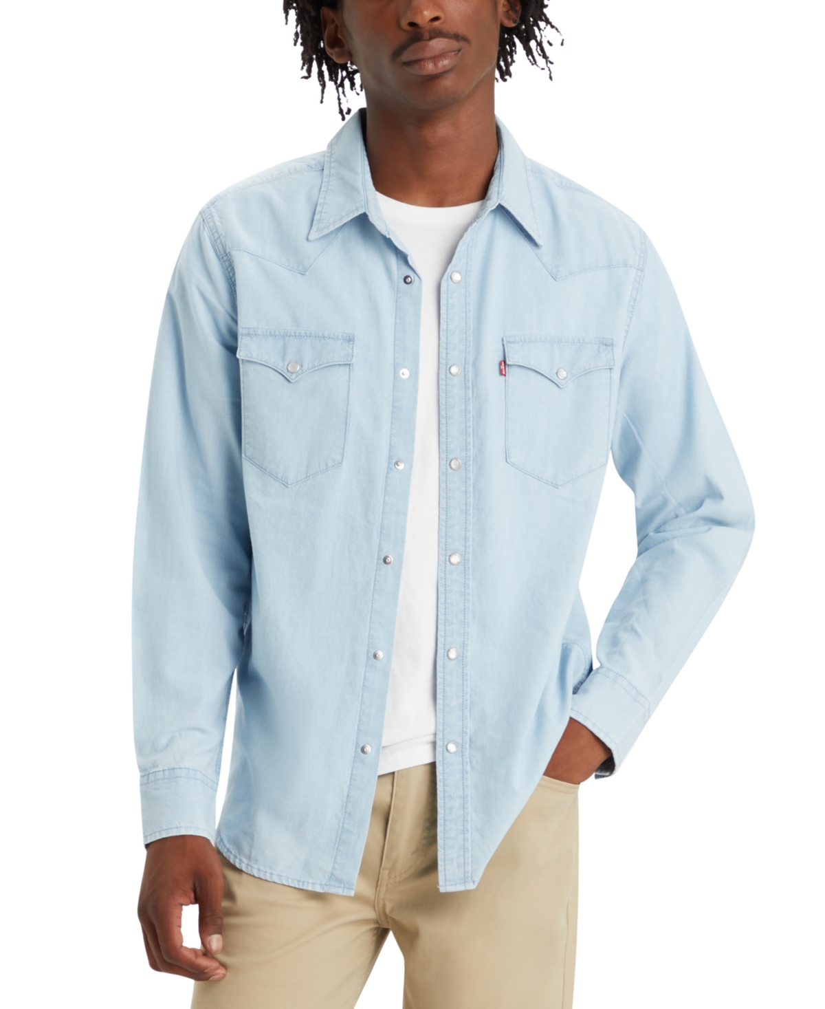 LEVI'S MEN'S CLASSIC STANDARD FIT WESTERN SHIRT