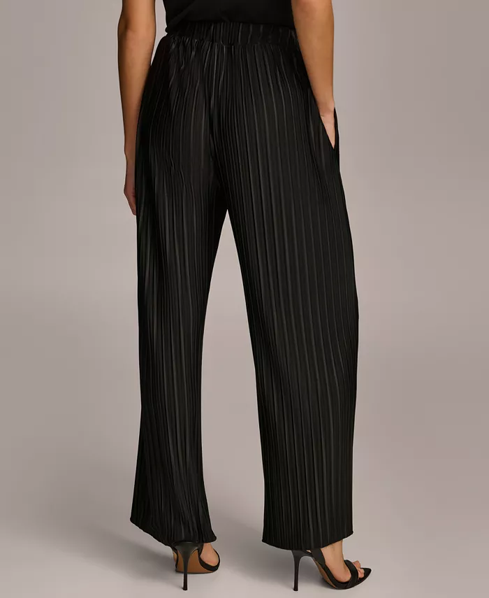 Women's Pull-On Pleated Wide Leg Pants - thumbnail 2