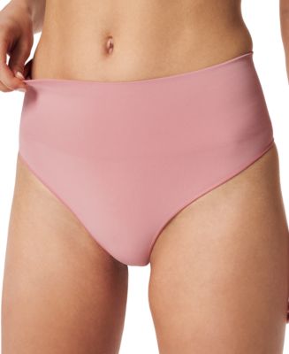 SPANX EcoCare Thong Chestnut Brown XL