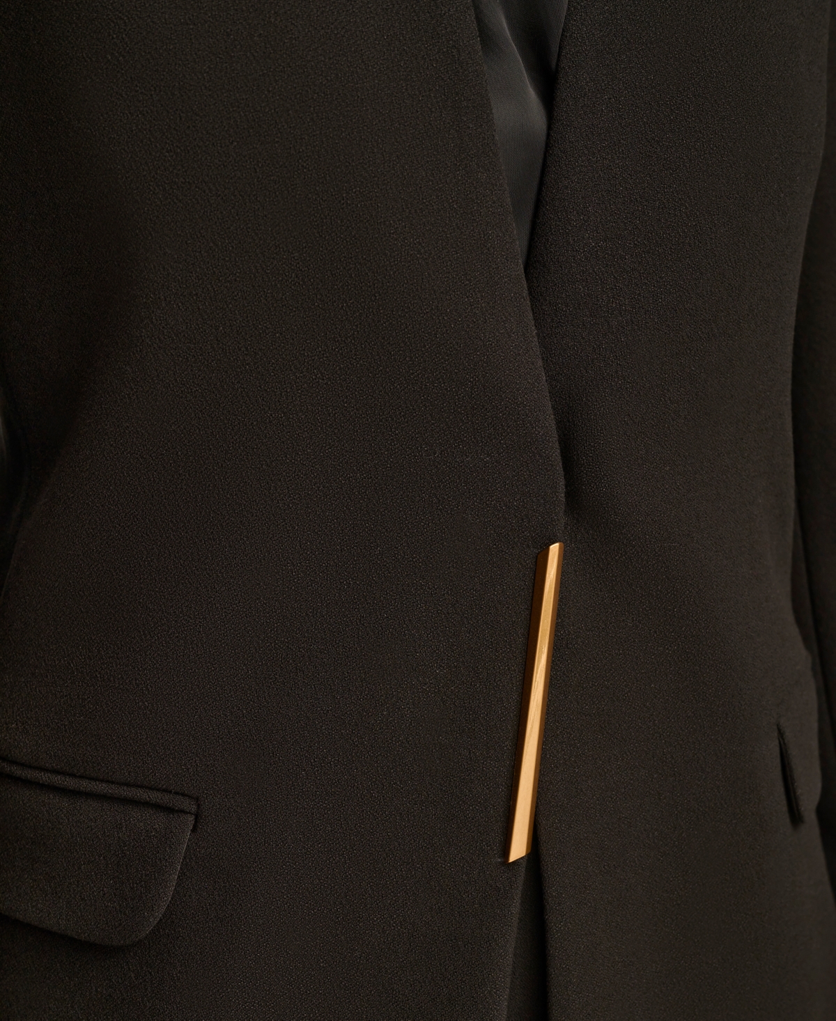 Donna Karan New York Women's Collarless Hardware Blazer, Regular & Petite Sizes