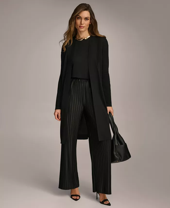 Women's Pull-On Pleated Wide Leg Pants - thumbnail 7