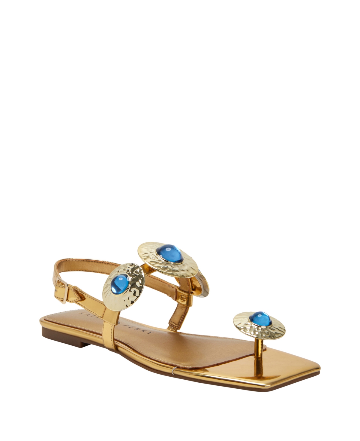 Katy Perry Women's Camie Stone Square Toe Sandals In Gold
