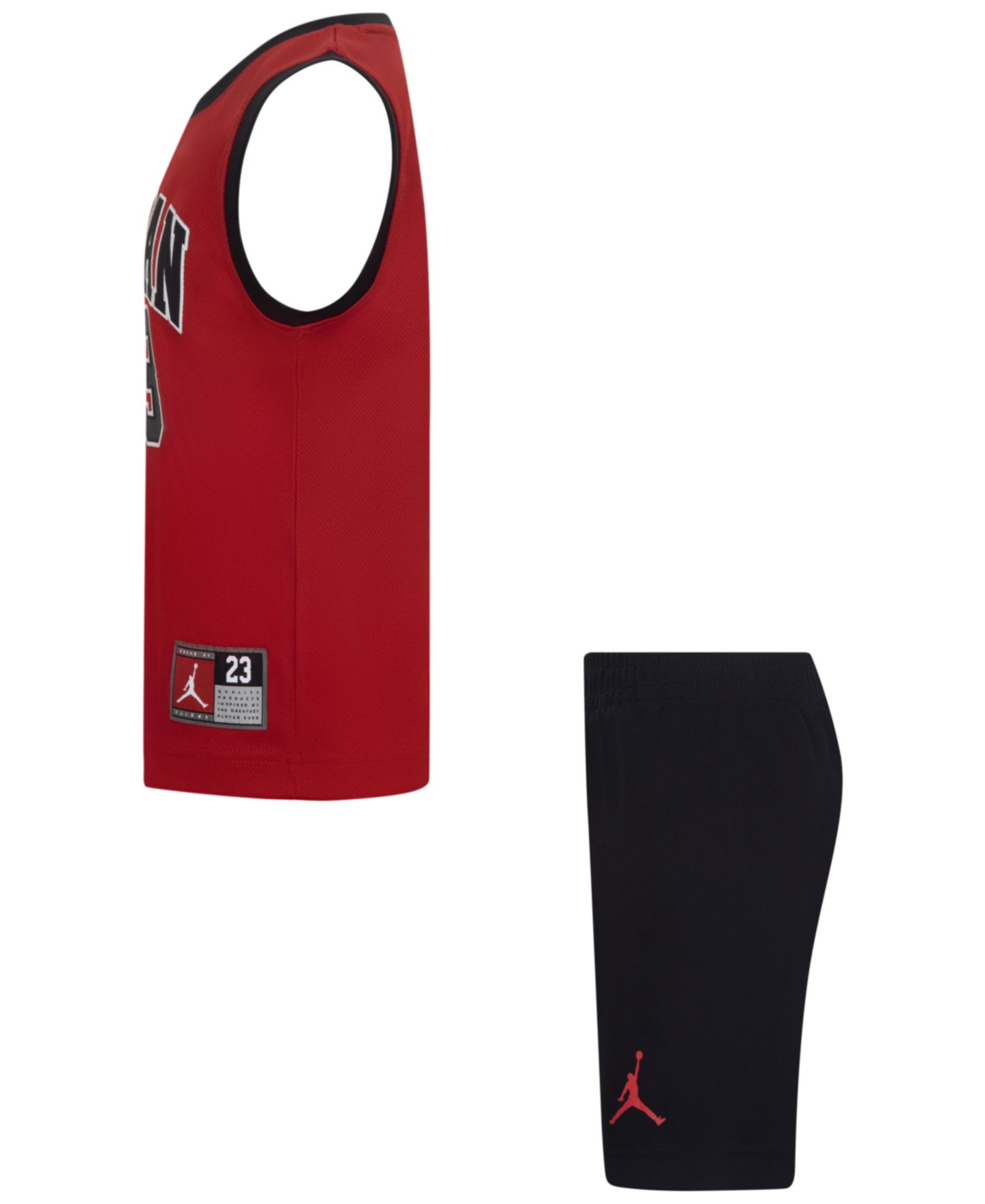 Комплекты Jordan 23 Jersey 2-Piece Set для мальчиков, цвет: Чёрный — фото 20