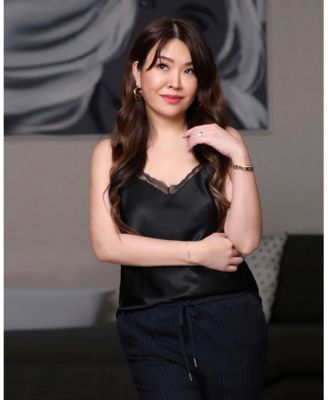 Women's V Neck Lace Silk Camisole