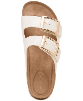 【Steve Madden】関税なし♪Bodie Buckle Footbed Slide Sandals Madden Girl Bodie Buckle Footbed Slide Sandals - Macy's