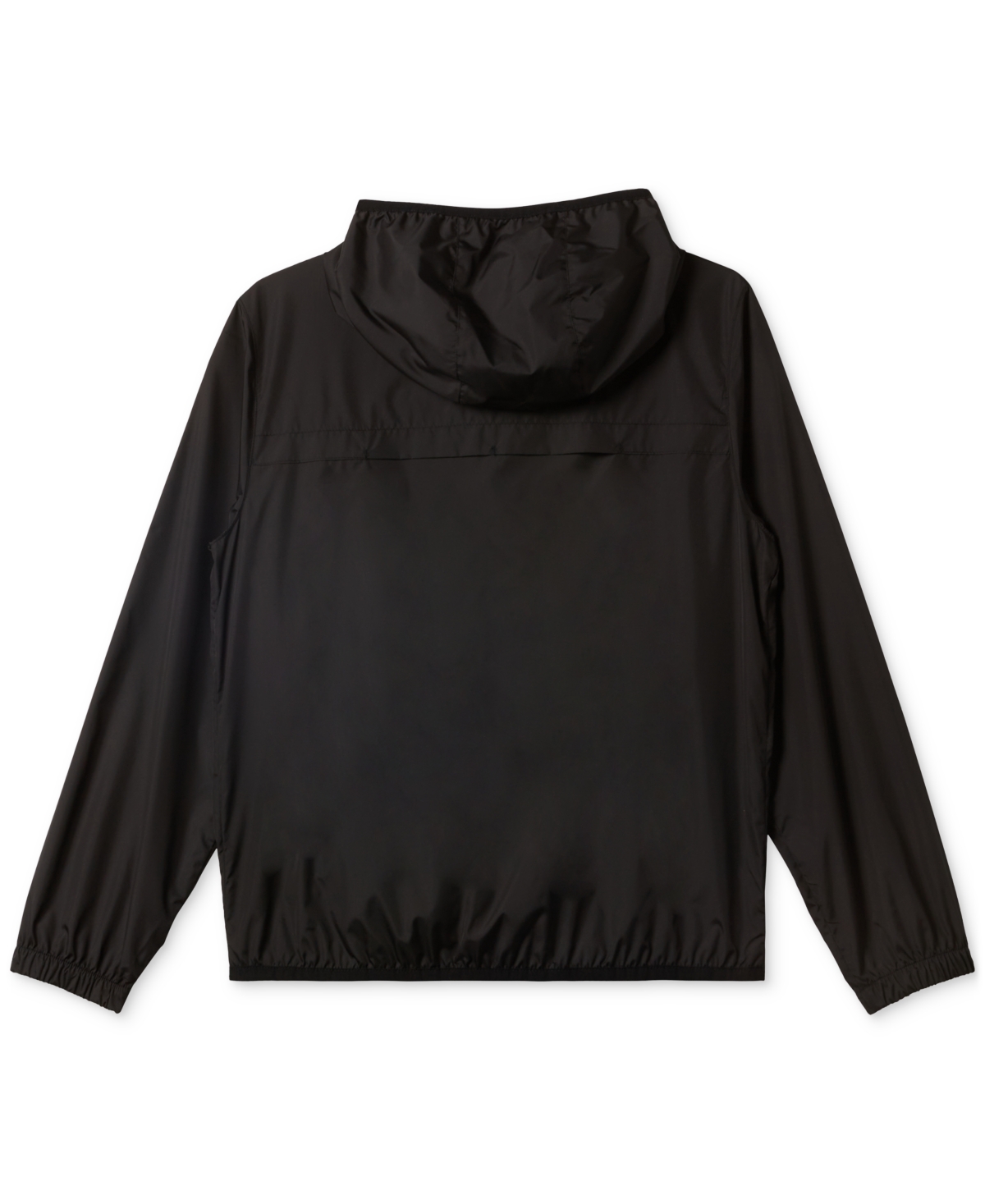 Shop Quiksilver Big Boys Overcast Hooded Windbreaker Jacket In Black