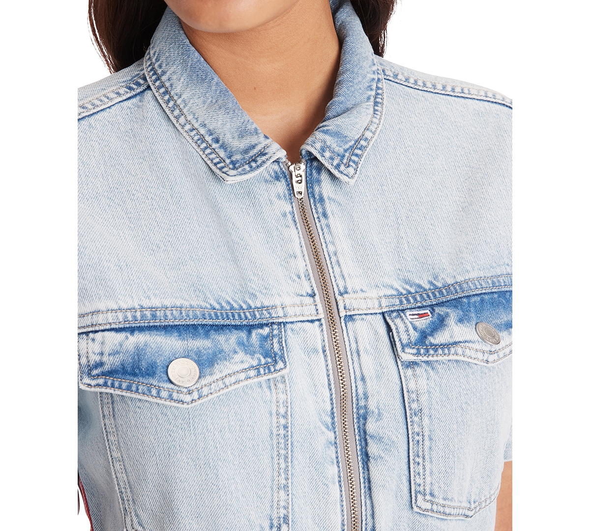 Tommy Jeans Women's Denim Flag Boiler Jumpsuit