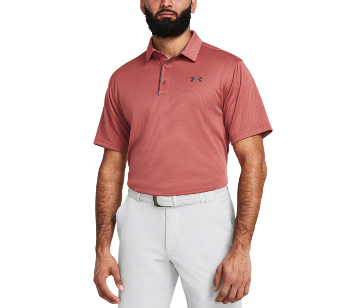 Under Armour Men's Tech Polo T-shirt In Sedona Red
