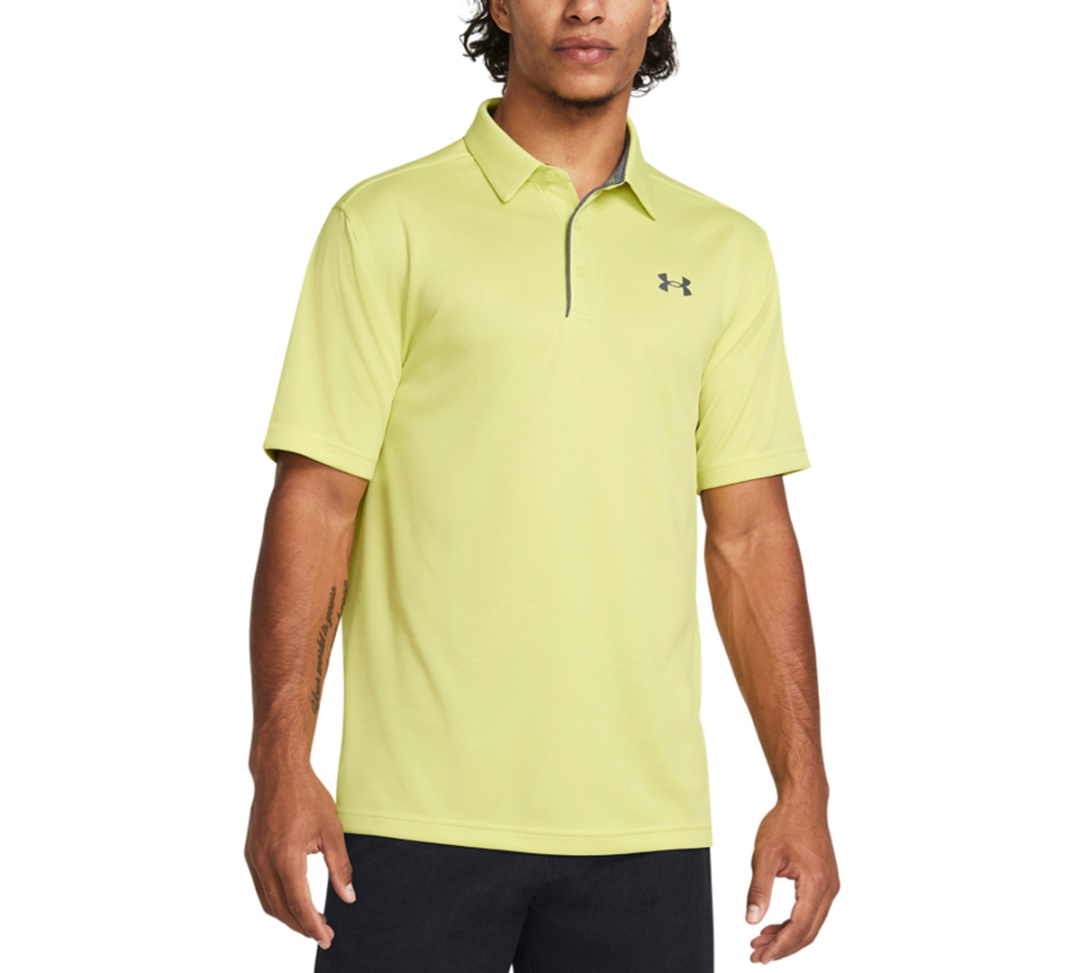 Under Armour Men's Tech Polo T-shirt In Sonic Yellow