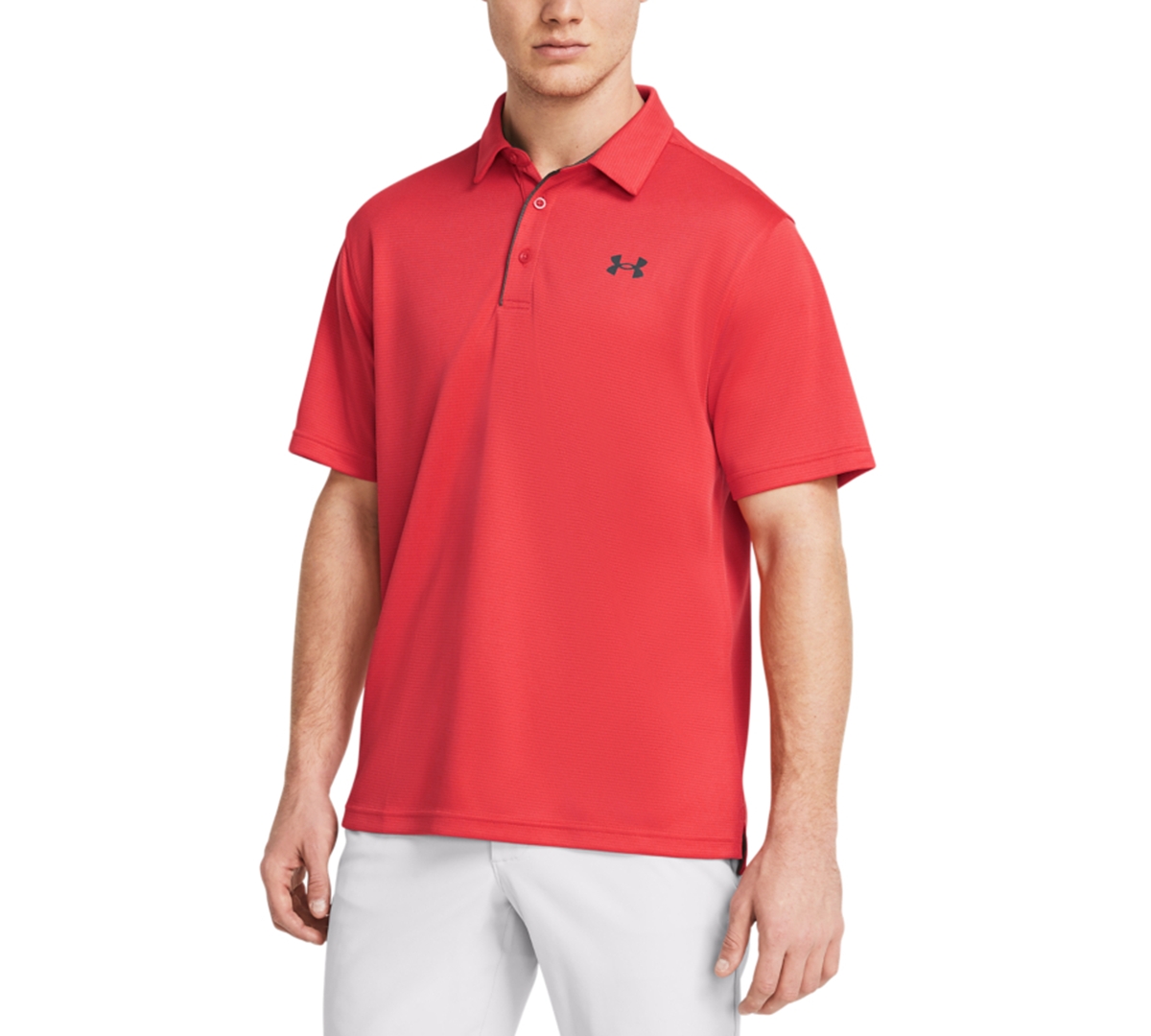 Under Armour Men's Tech Polo T-shirt In Red Solstice