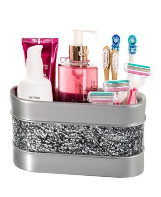 Brushed Nickel Silver Bathroom Organizer Countertop - Macy's