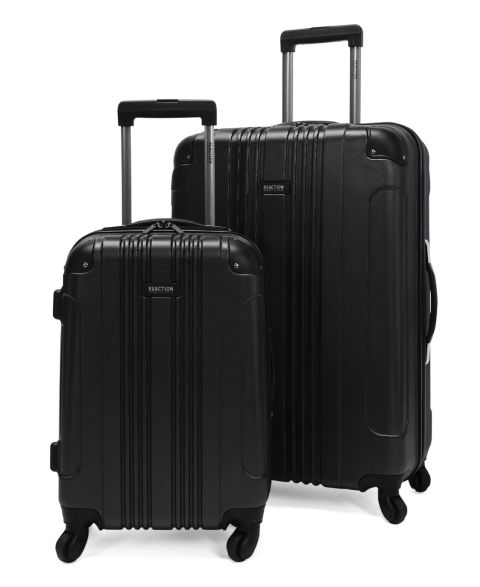 Чемоданы Kenneth Cole Reaction Out of Bounds 2-pc Lightweight Hardside Spinner Luggage Set, цвет: Чёрный