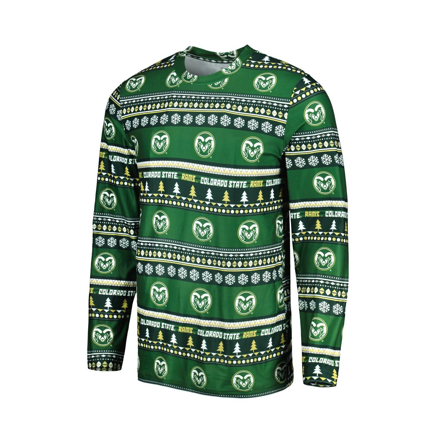 Мужская пижама Concepts Sport Colorado State Rams Swivel, Green — фото 3