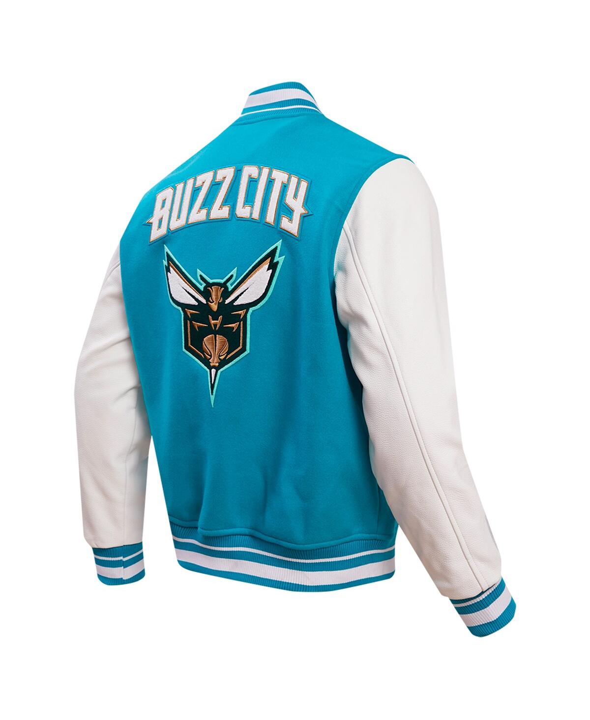 Shop Pro Standard Men's  Teal Charlotte Hornets 2023/24 City Edition Varsity Jacket