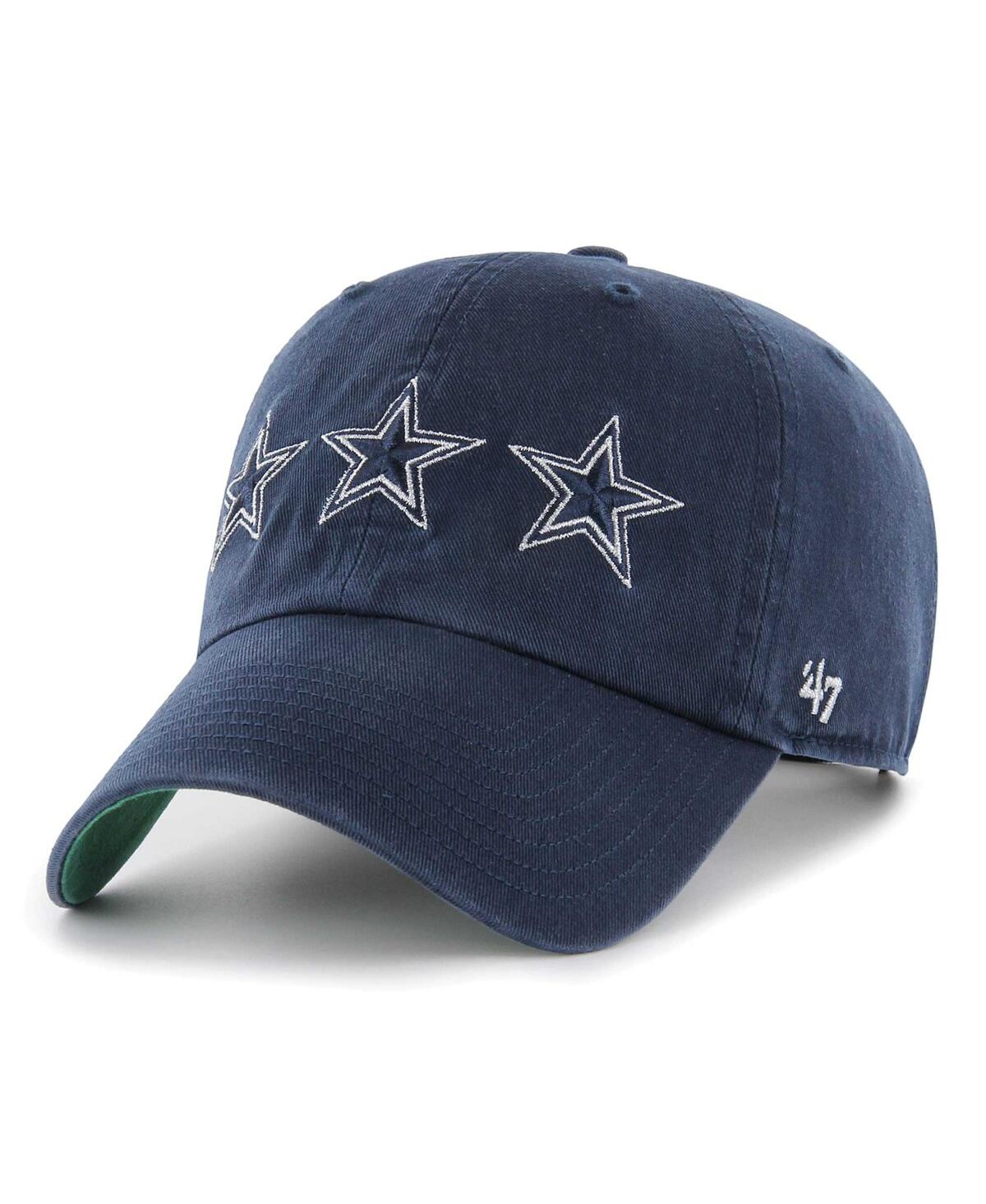 47 Brand Men's ' Navy Dallas Cowboys Bankroll Clean Up Adjustable Hat