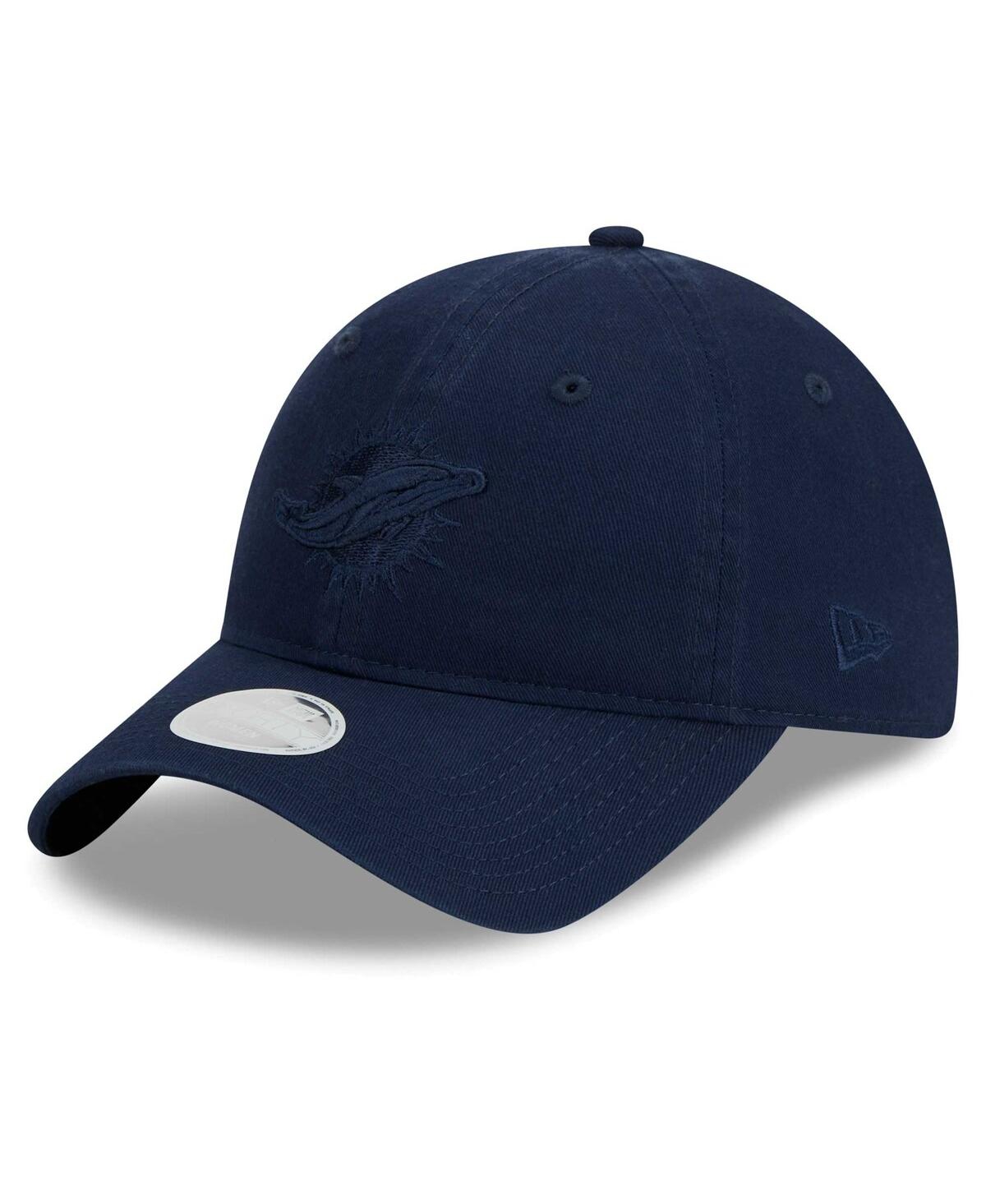 New Era Women's  Navy Miami Dolphins Color Pack 9twenty Adjustable Hat