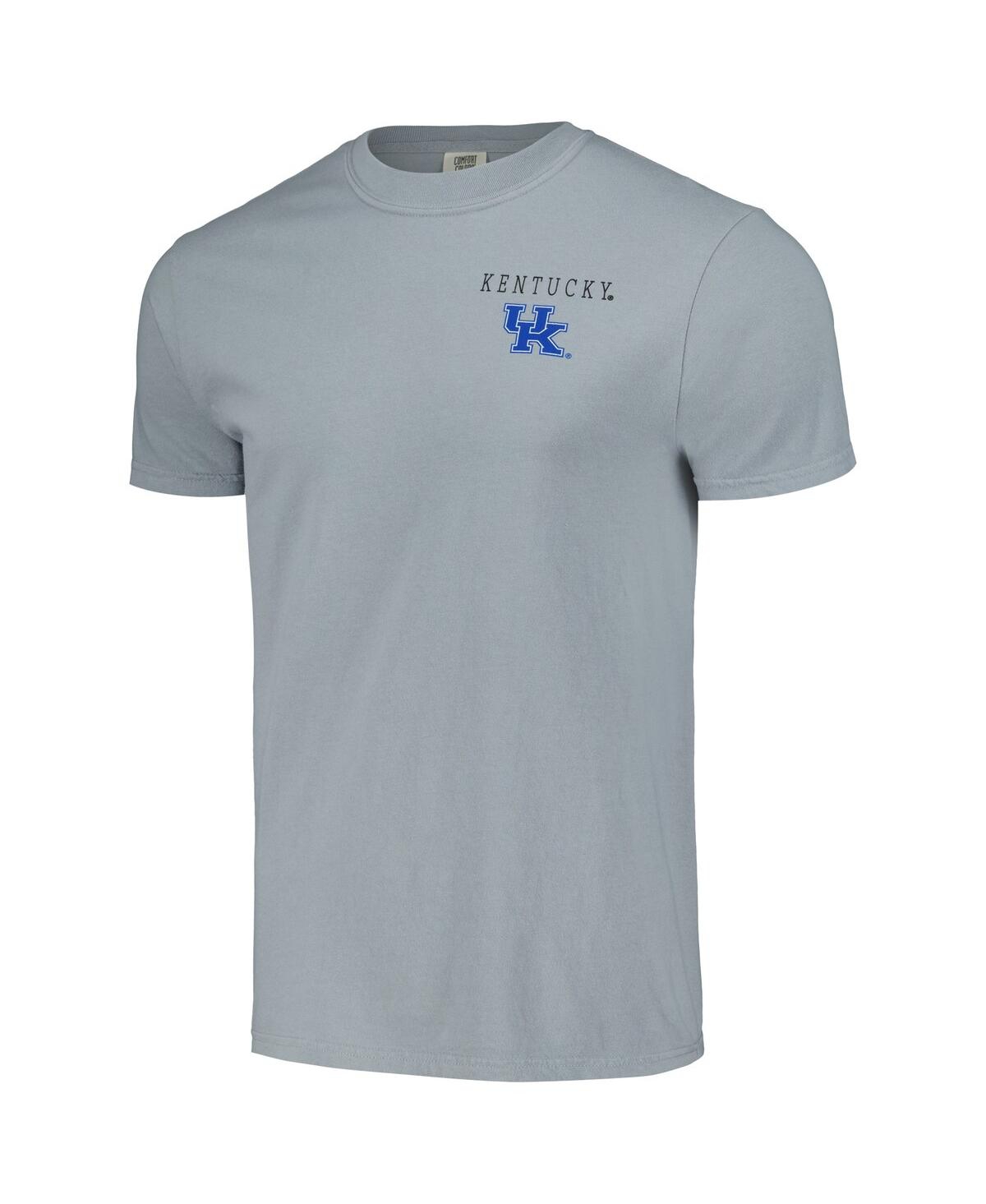 Shop Image One Men's Gray Kentucky Wildcats Campus Scene Comfort Colors T-shirt