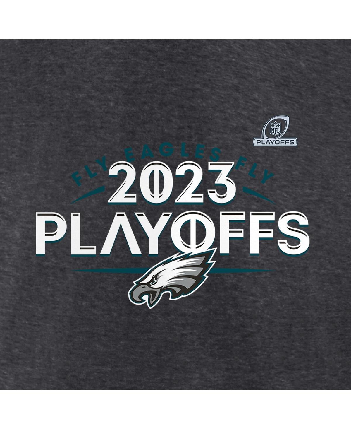 Men's FanaticsPhiladelphia Eagles 2023 Nfl Playoffs T-shirt - Heather Charcoal