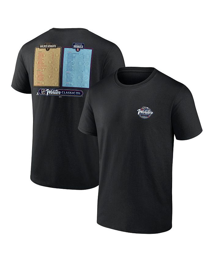 Fanatics Men's Black Seattle Kraken vs. Vegas Golden Knights 2024 NHL