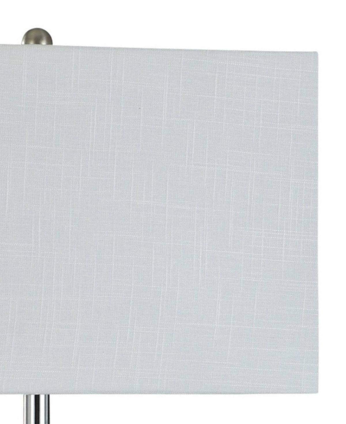 Mandala Open Base with Crystal Medallion Table Lamp - Black and Brushed Steel, Clear