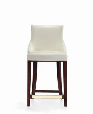 Shubert Leatherette Upholstered Counter Stool