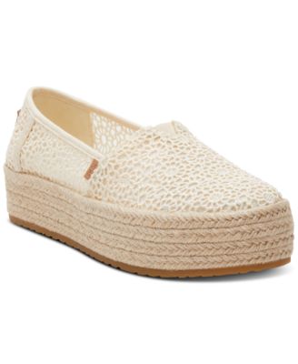 TOMS - Women's Valencia Canvas Platform Espadrilles