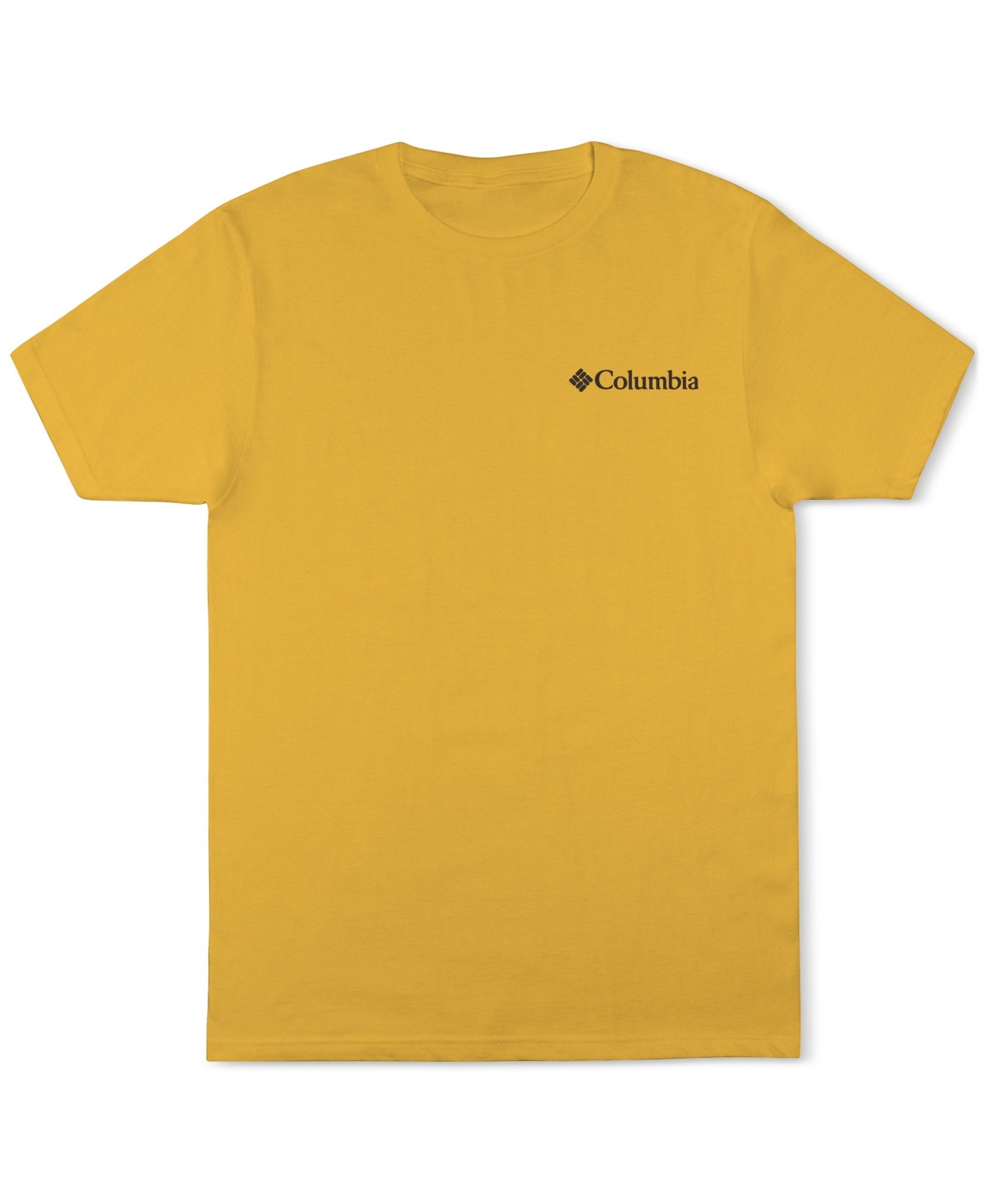 Shop Columbia Men's Outdoor Club Graphic T-shirt In Mustard