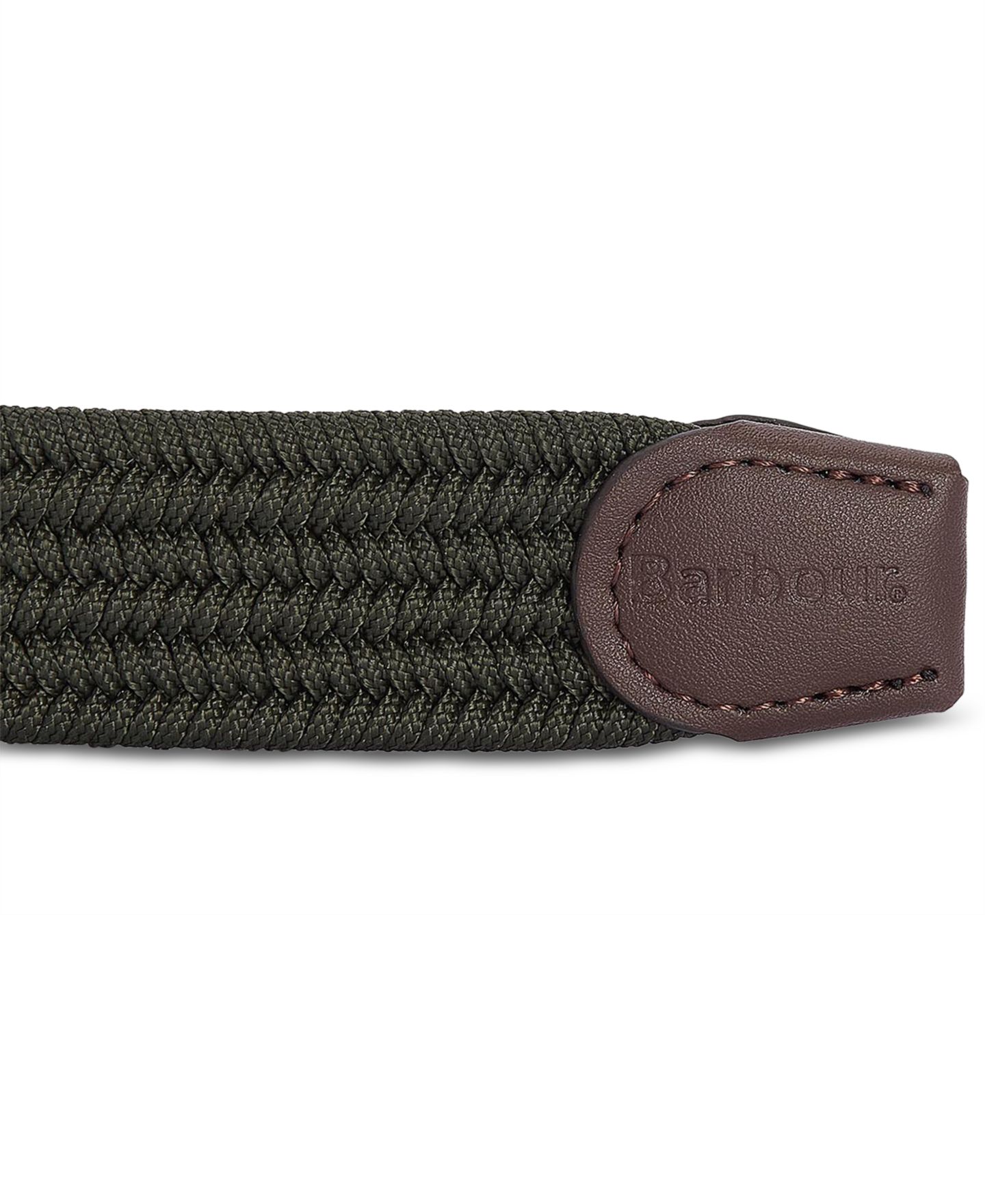 Мужской ремень Barbour 35MM Nevis Stretch Webbing Belt, цвет: Зелёный — фото 4