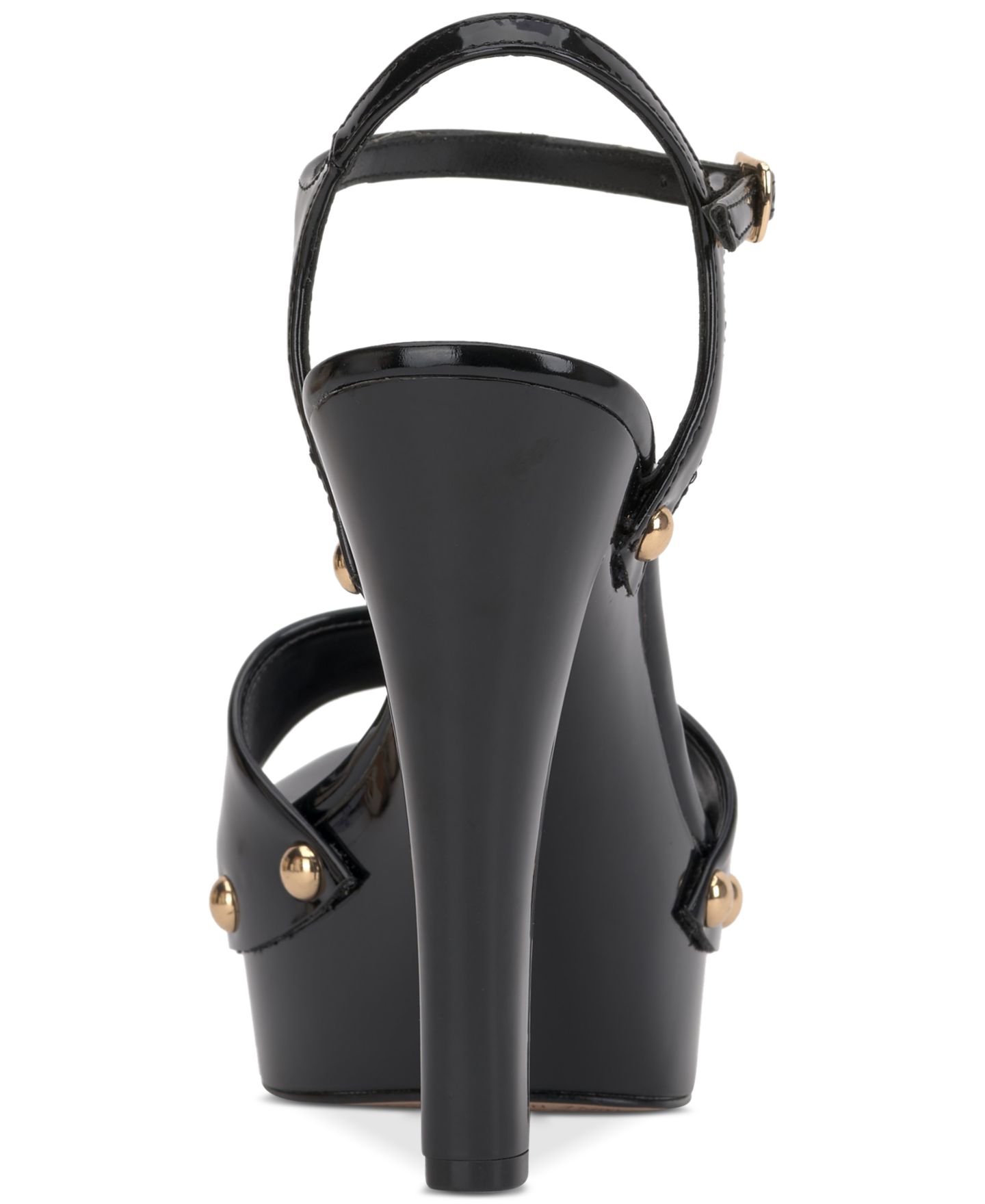 Женские сандалии Jessica Simpson Calenta Platform Dress Sandals, цвет: Чёрный лаковый — фото 3