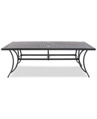 Wythburn Mix and Match 84"x 42" Cast Aluminum Outdoor Dining Table, Created for Macy's