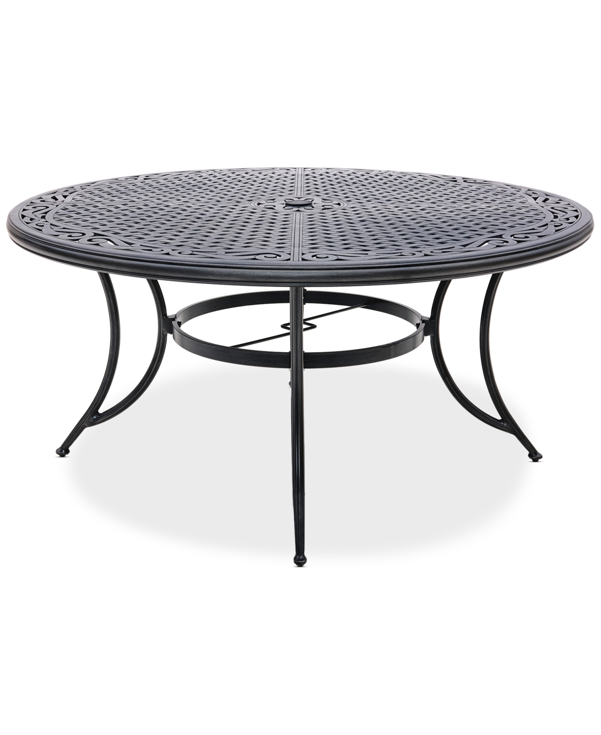Wythburn Mix and Match Round Cast Aluminum Outdoor Dining Table
