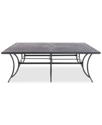 Wythburn Mix and Match 84" x 60" Cast Aluminum Outdoor Dining Table, Created for Macy's