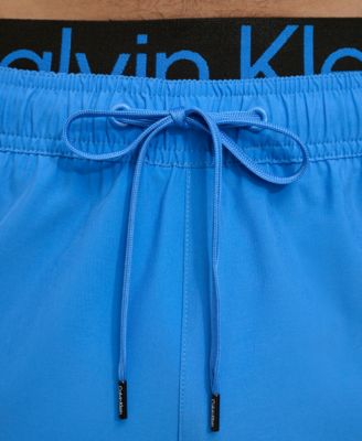 Men's Logo Elastic Waist Modern Euro 5 Volley Swim Trunks