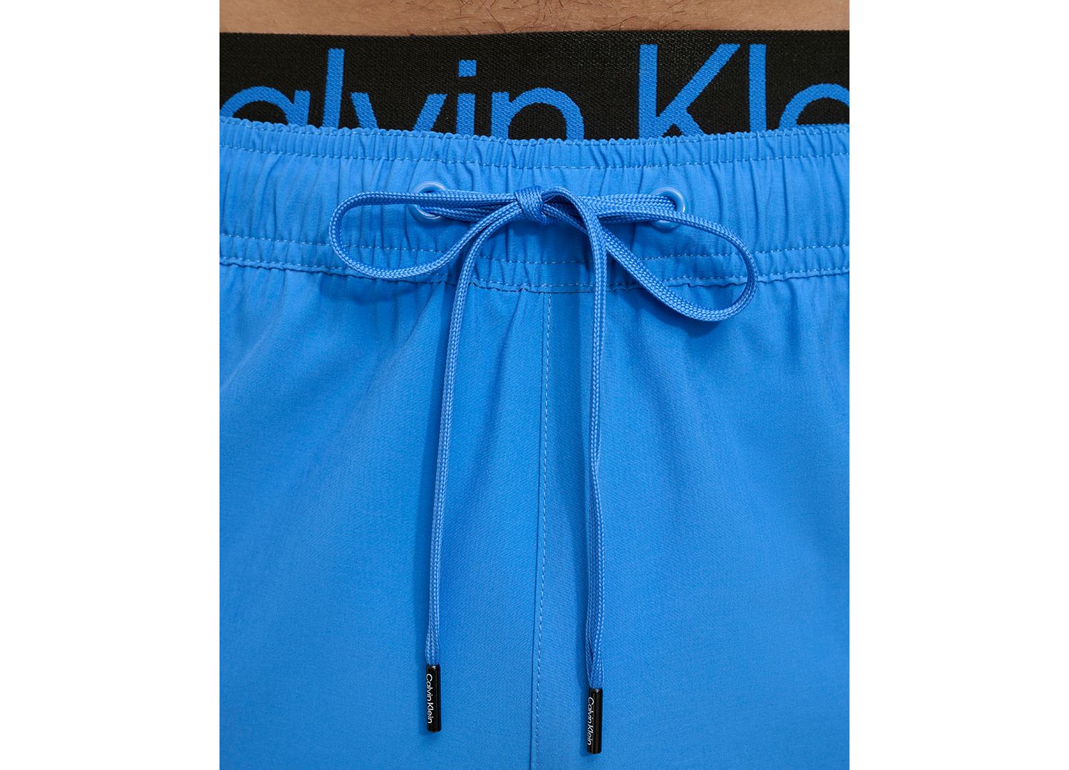 Men's Logo Elastic Waist Modern Euro 5" Volley Swim Trunks